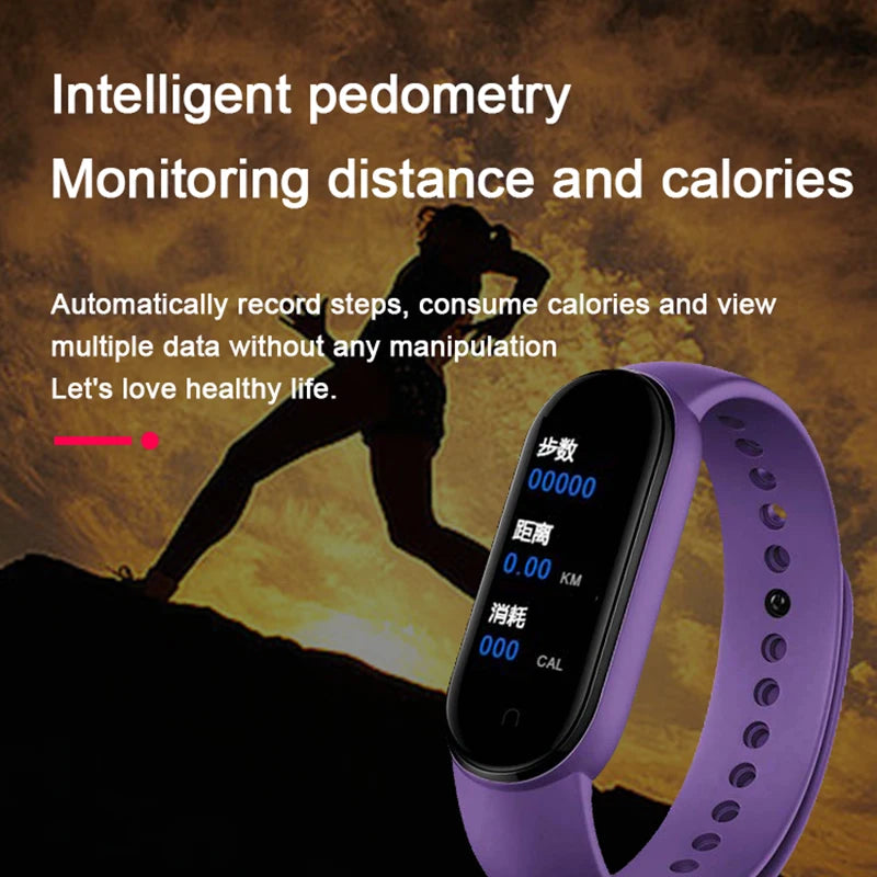 Smart Watch Smartband Heart Rate Smartwatch M7 Fitness Tracker Blood Pressure Sport  Bracelet for Mi Band 7  Men Women