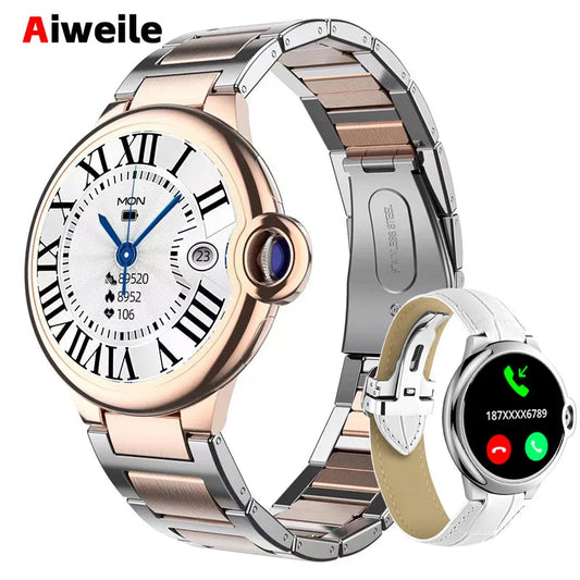 Smart Watch Woman Smartwatch 2024 Korean Support Aiweile AW28 Men Sports Modes Bluetooth Call Fitness Bands pk Huawei xiaomi IOS