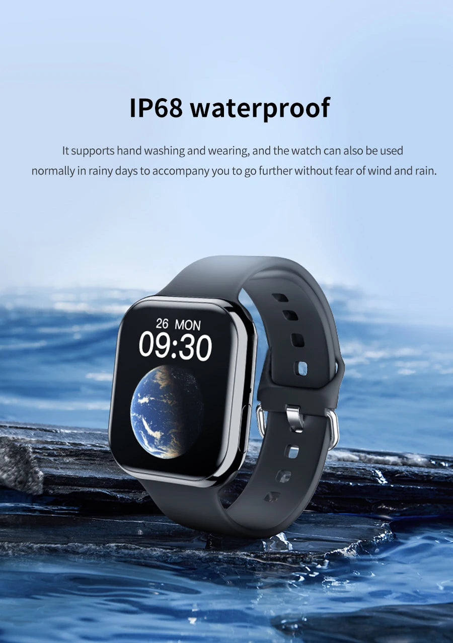 2024 New Watch 9 Smart Watch Fitness Women Always Display Body Temperature NFC Men Sports Series 8 Original smartwatch for Apple