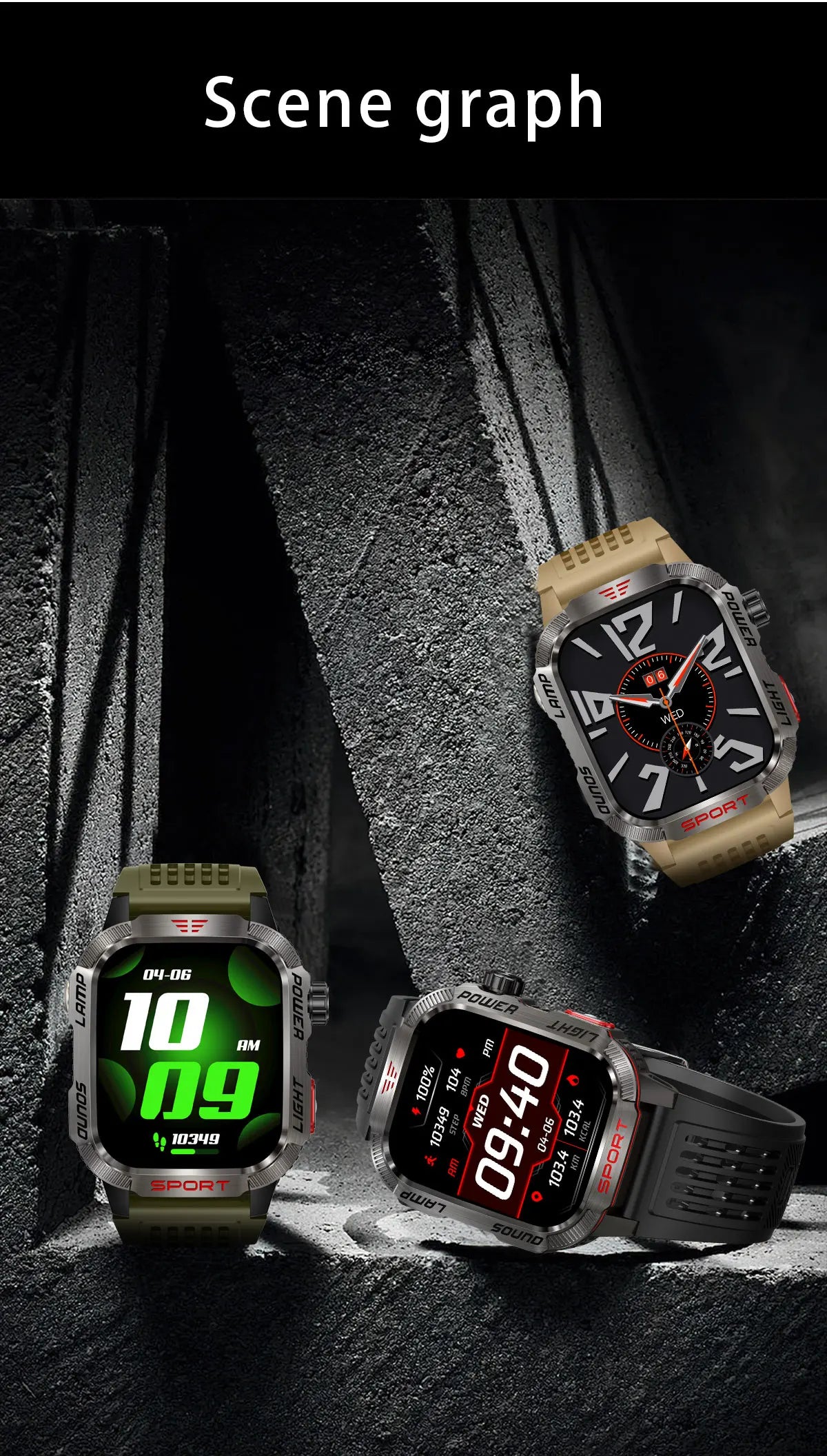 2024 New Outdoor Military GPS Truck Smart Watch Men AMOLED HD Screen Heart Rate IP68 Waterproof Sports Smartwatch For AndroidIOS