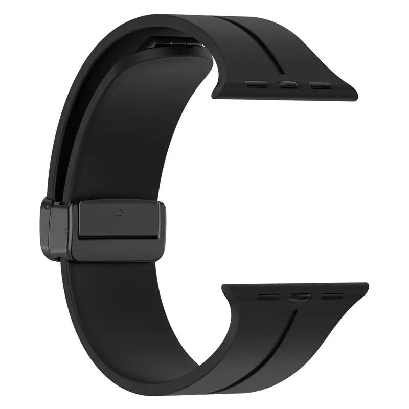 Magnetic Silicone Strap For Apple watch band 44mm 45mm 49mm 40mm 41mm 42mm 38mm correa Bracelet iWatch Series 7 8 se 6 9 ultra 2