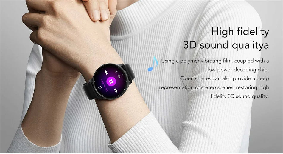 Bluetooth Call Smart watch Ladies Full touch Screen Sports Fitness watch IP67 waterproof For Android iOS Smart watch Female 2024