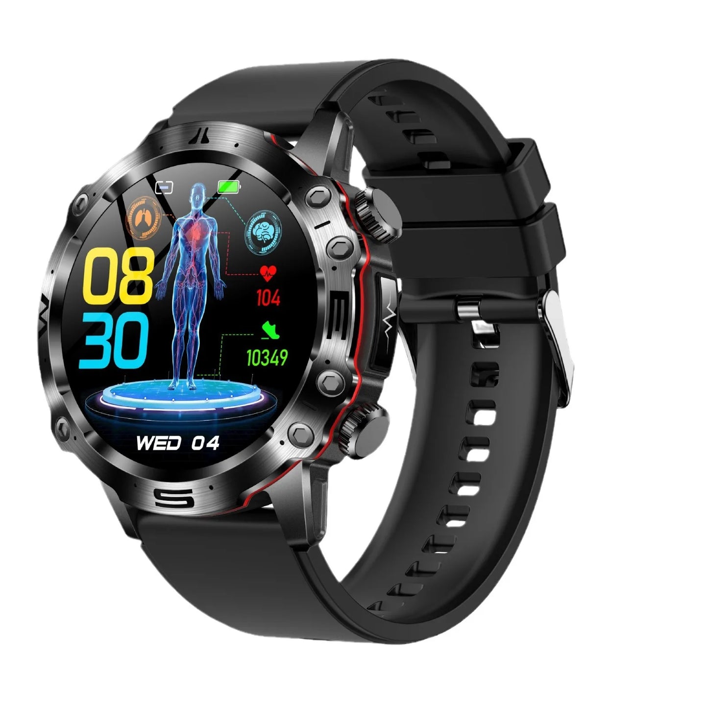 ET482 ECG Smart Watch Men Health Monitoring IP68 Waterproof Smartwatch Women Fitness Tracker Voice Assistant Bracelet 2024