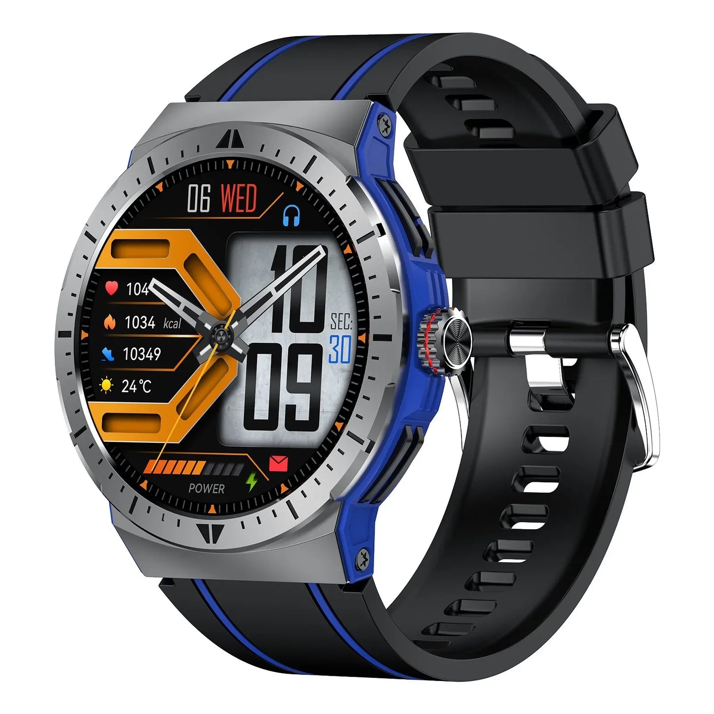 2024 HK52 Smart watch Amoled Large Screen OutdoorBT Call AI Voice fitness tracker Smartwatch Call Reminder for men women