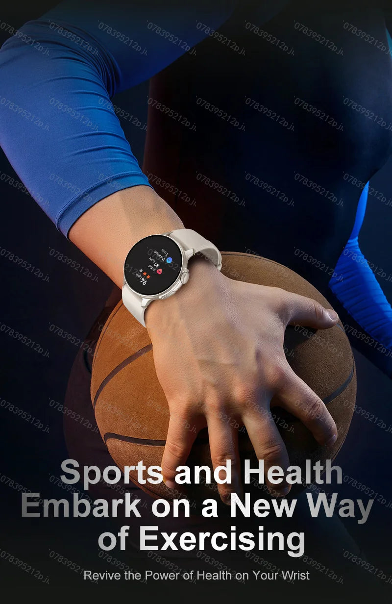 Amoled Watch 2024 New Ladies Man Connected Bluetooth Fitness Digital Electronic Original Sports Smartwatch for Women Waterproof