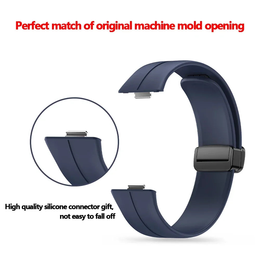 Silicone Strap For Huawei Watch Fit 3 Band Magnetic Loop Replacement Smartwatch Bracelet For Huawei Watch Fit 3 Accessories Belt