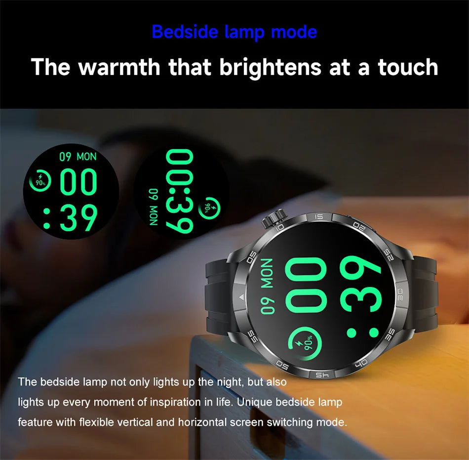 For HUAWEI Sports Waterproof Smart Bracelet Men Watch GPS NFC Compass 1.85 inch AMOLED Screen Bluetooth Call Smartwatch 2024 New