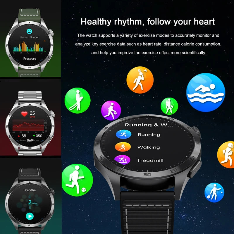 2024 For XIAOMI ECG+PPG Medical Grade Smart Watch Men Blood Sugar Blood Lipid Uric Acid Bluetooth Call Sport Health Smartwatches