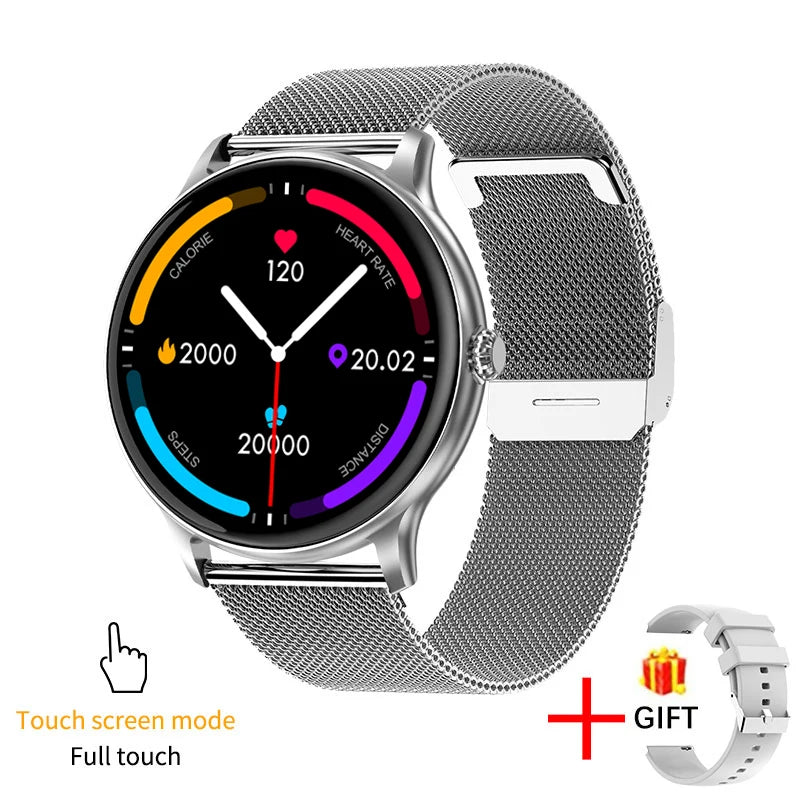 2024  New Smart Watch Body Temperature Flashlight Call Reminder Smartwatch Custom Wallpaper Sports Fitness fashion Watch For Men