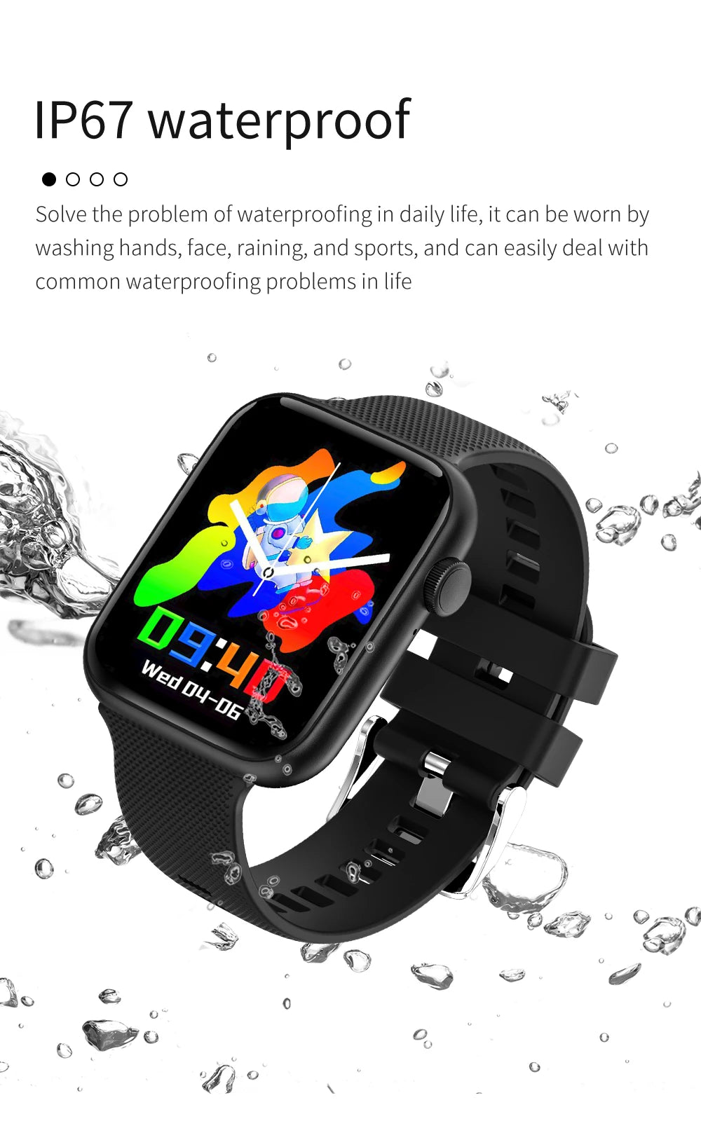 2024 New HT15 Smart Watch Bluetooth Call 1.85inch Heart Rate Blood Pressure Fashion Women Men Fitness Tracker Sports Smartwatch