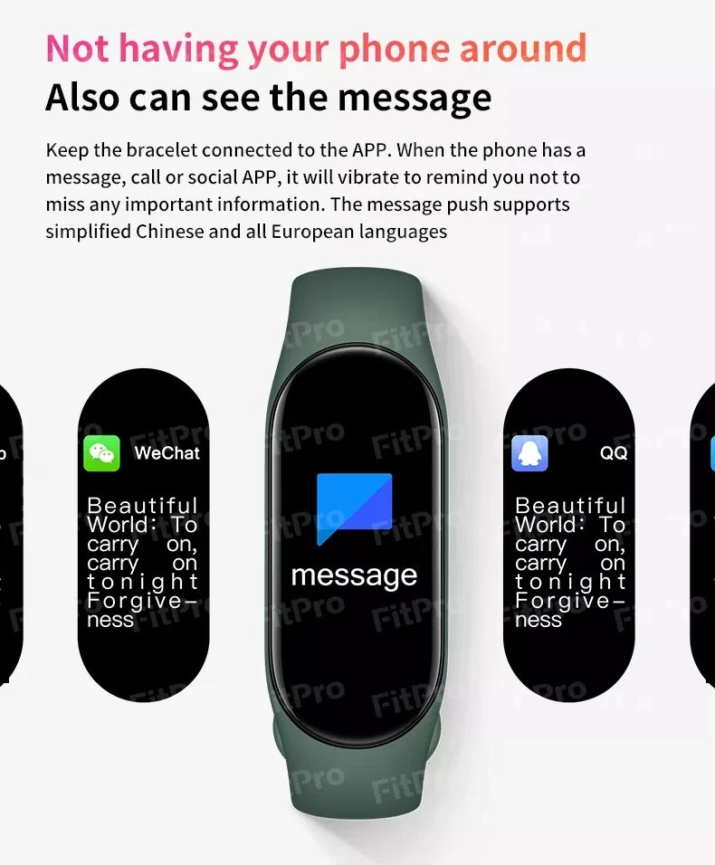 M5 Smart Watch Color Screen Step Counting Multi Sport Mode Message Reminder Photography Music Remote Control Smart Band