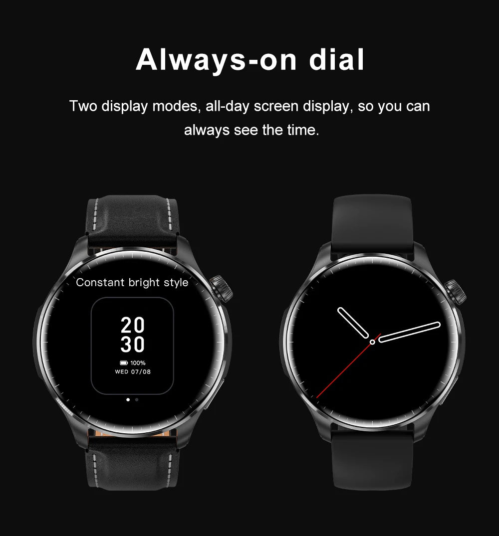 2024 New Smart Watch Men GPS Track Heart Rate Blood Sugar Blood Pressure Blood Oxygen Clock BT Call IP68 Waterproof Smartwatch