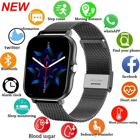 2024 New SmartWatch Android Phone Y13 Color Screen Full Touch Custom Dial Smart Watch Women Bluetooth Call Smart Watch Men Y20