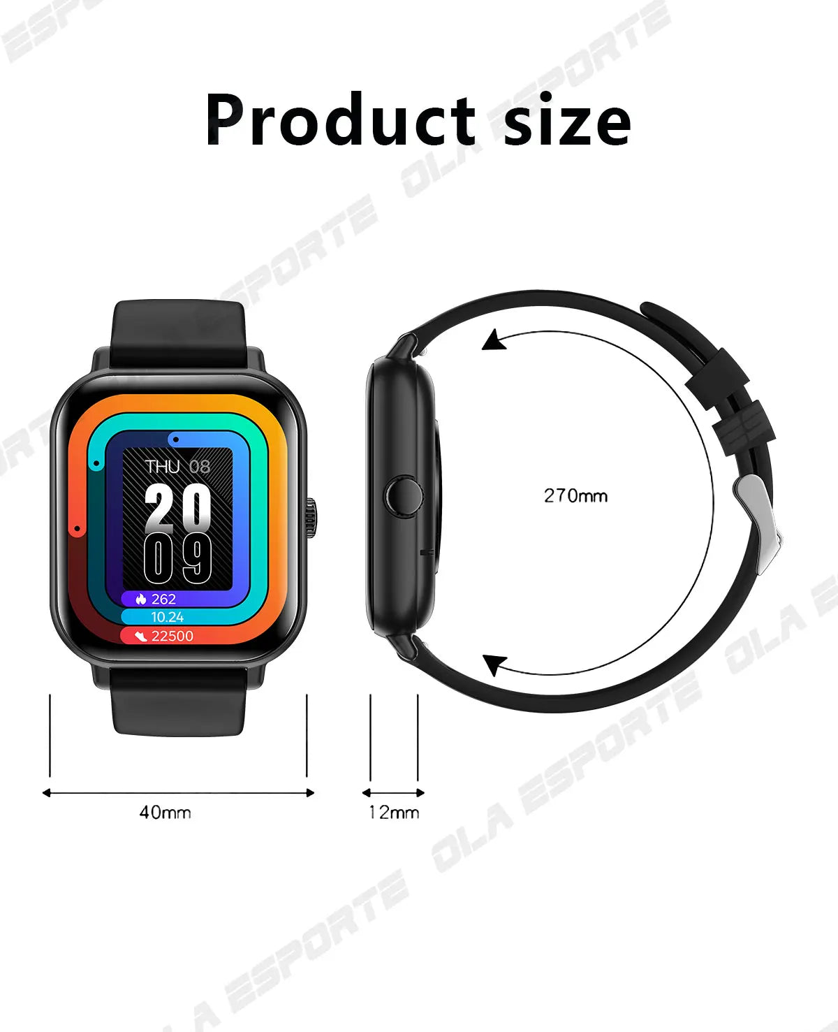 2024 NEW SmartWatch 1.44" Color Screen Full Touch Custom Dial Smart Watch Women Bluetooth Call Smart Watch Men for Android IOS