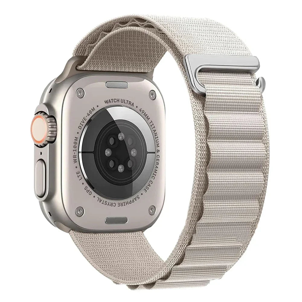 Alpine Loop Bracelet for Apple Watch Band 45mm 44mm 42mm 38mm 40mm 41mm Belt for iWatch Series 9 8 7 6 5 4 3 SE Ultra 49mm Strap