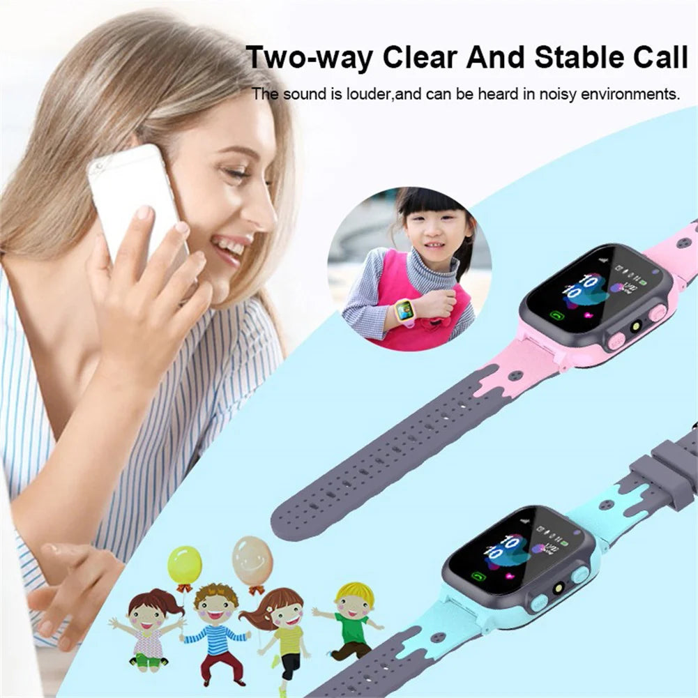 S1 Kids Smart Watch Sim Card Call Smartphone With Light Touch-screen Waterproof Watches English Version