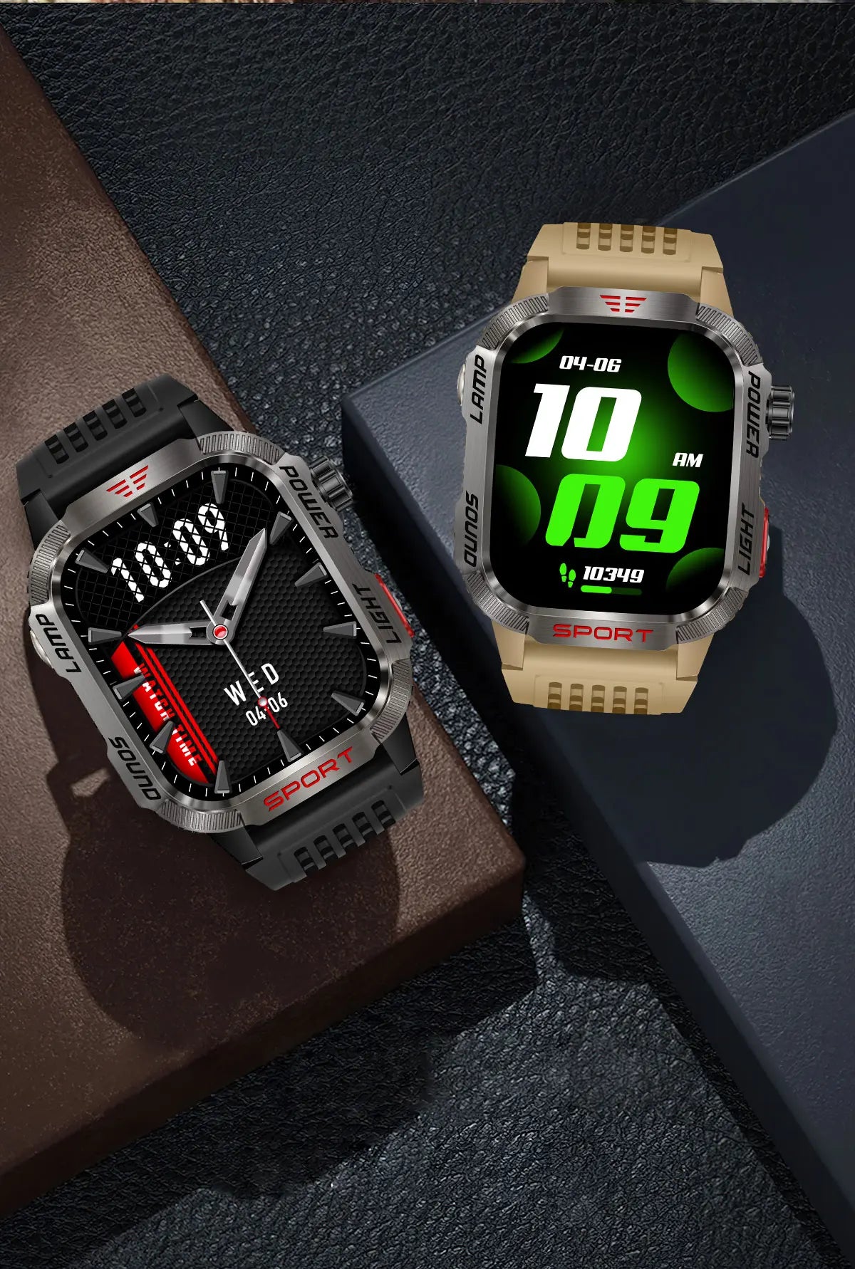 2024 New Rugged Military GPS Smart Watch Men AMOLED HD Screen Heart Rate Bluetooth Call Waterproof Outdoor SmartWatch For Xia