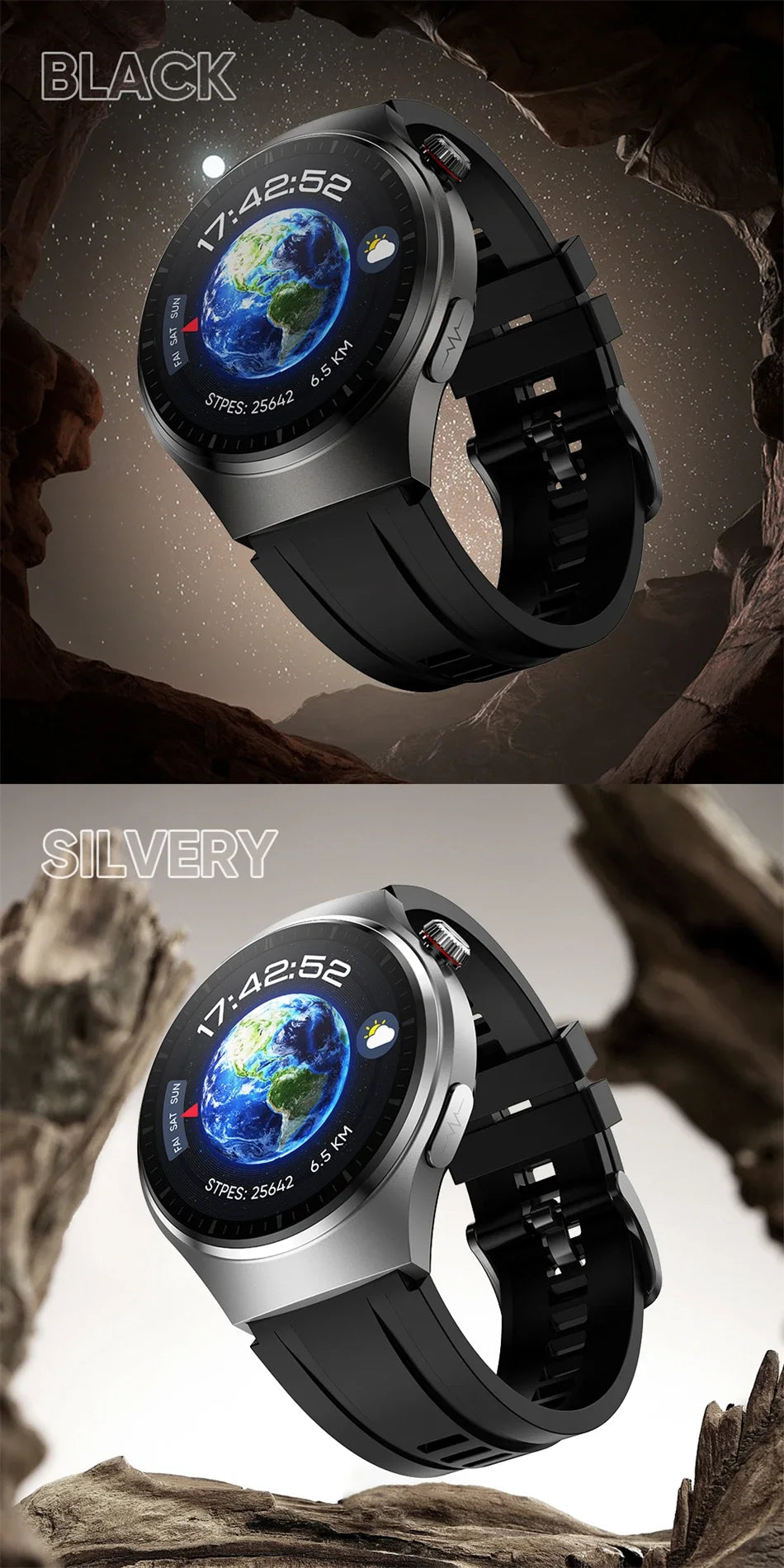 2024 New Non-invasive Blood Sugar Smart Watch Men ECG PPG Heart Rate Blood Pressure Sleep Tracker Smartwatch For Huawei Xiaomi