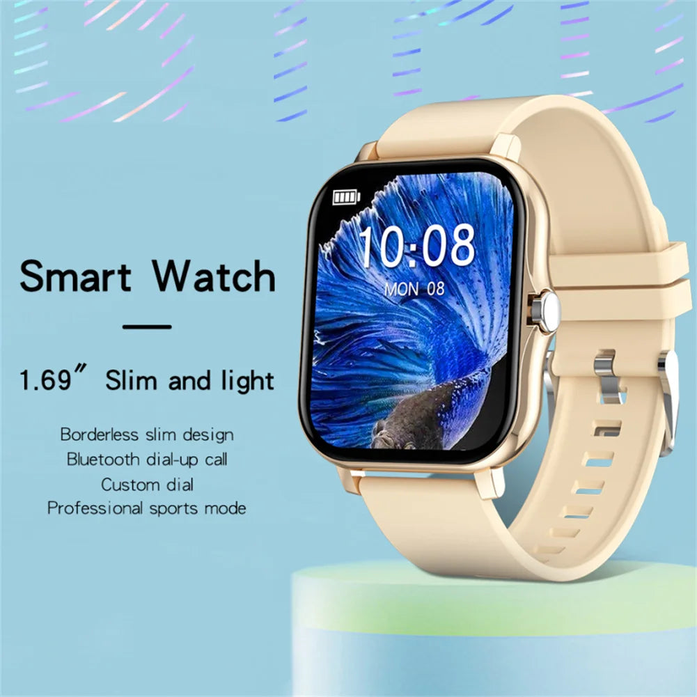 Y13 Smart Watch Sleeping Heart Rate Blood Oxygen Blood Pressure Monitor IP67 Waterproof Fitness Watch With 1.69” TFT Screen