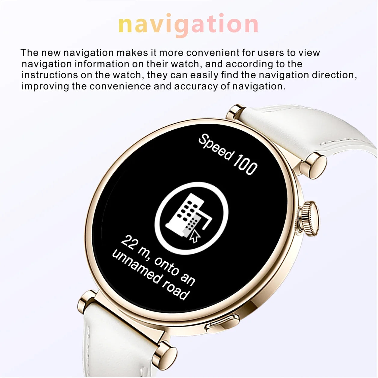 NCZOBOE 2024 New Fashion Smart Watch For Men Women  GPS Motion Track 24 Hours Health Monitoring Voice Calling SmartWatch Ladies