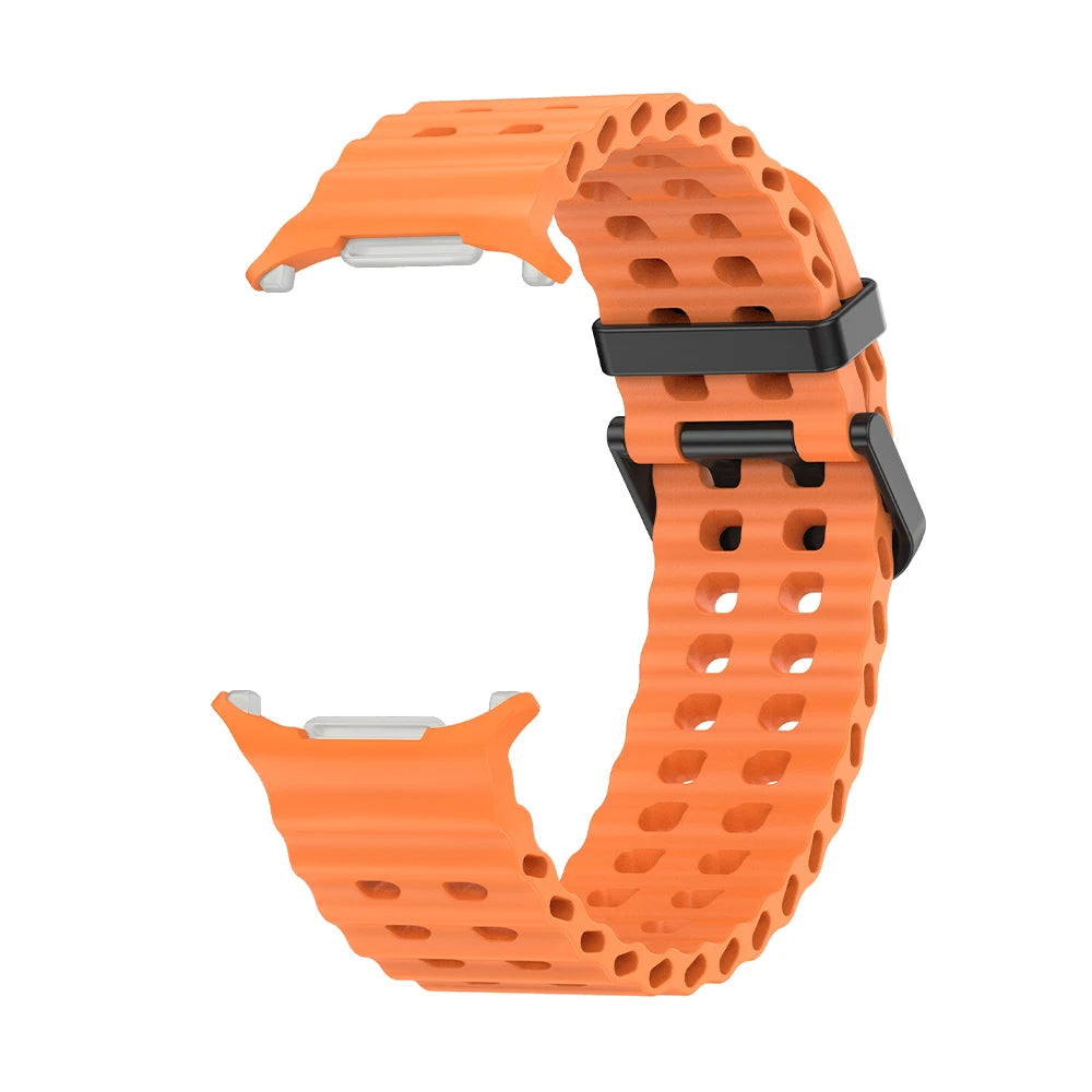 Silicone Strap for Samsung Galaxy Watch 7 Ultra 47mm Sports Correa Bracelet Watchband Band For Galaxy Watch 7 Ultra Accessories