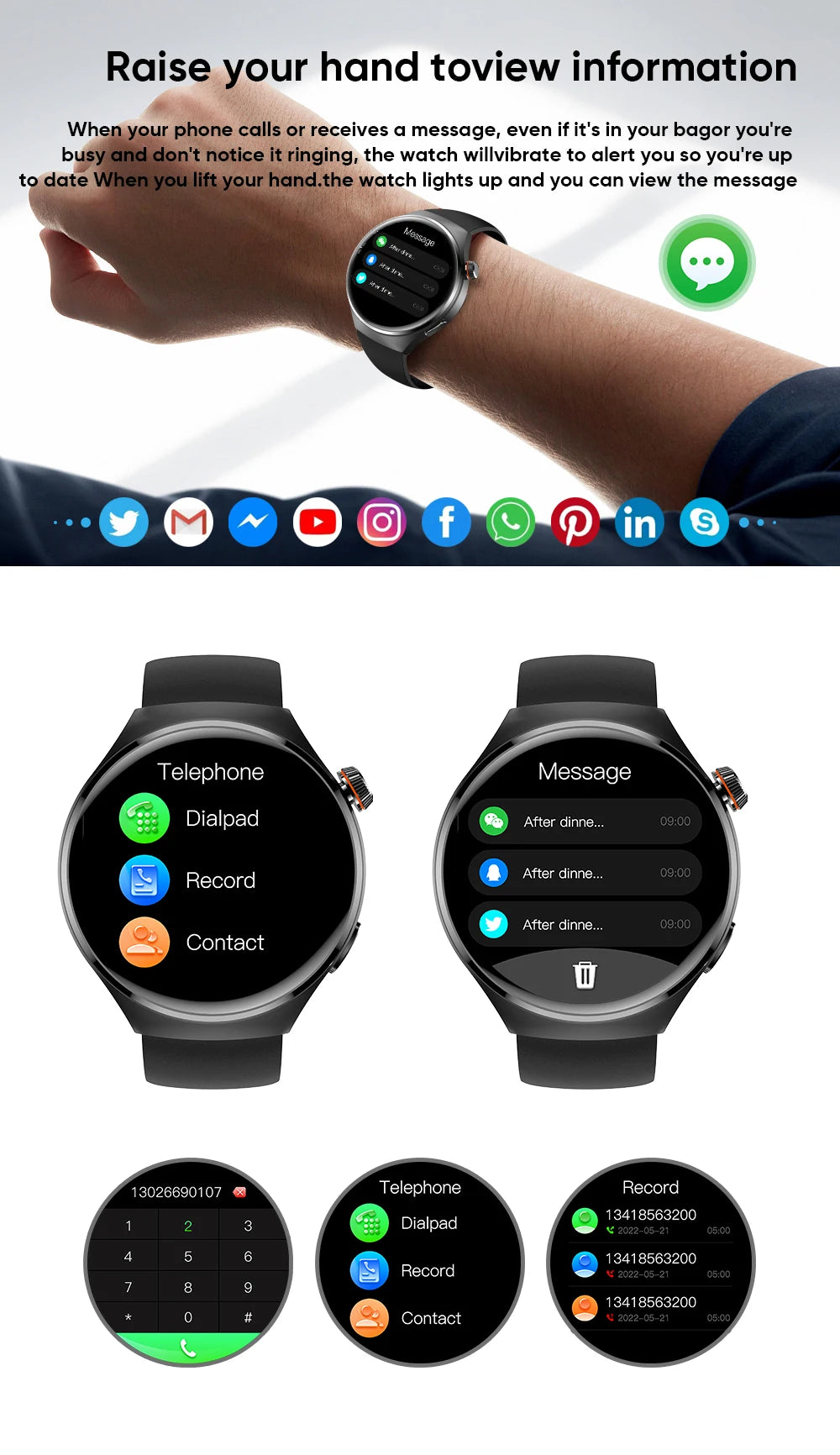 Smart Watch For Men women watch 4 Men's Fitness Tracker AMOLED 460*460 HD Screen Heart Rate BT Call Smartwatch relogio 2024 시계