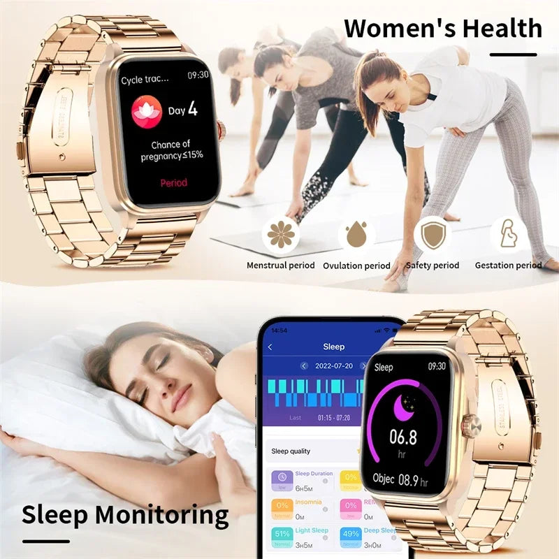 2024 Newest T90 Smart Watch xiaomi mi watch Support Bluetooth Calls Heart Rate Monitor Smartwatch for Men Women