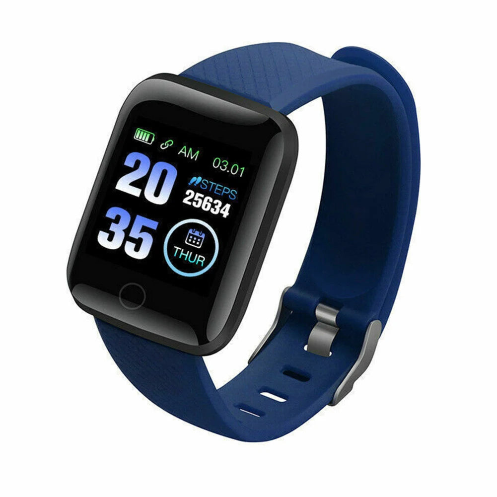 Smart Watch 1.44 Inch Touch Screen Fitness tracker Smartwatch Heart Rate Sleep Monitoring Pedometer Sports Watch For Men Women