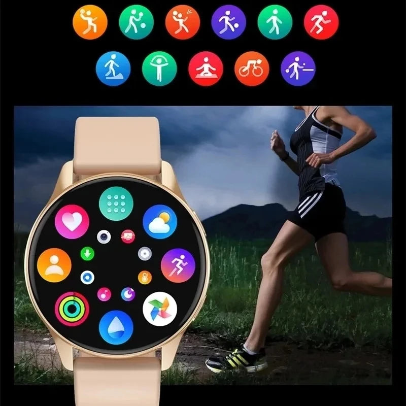 Lige 2024 For All Smartphone Connections Bluetooth Call Watches Men Smart Watch Women Men Waterproof Smartwatch AMOLED Screen