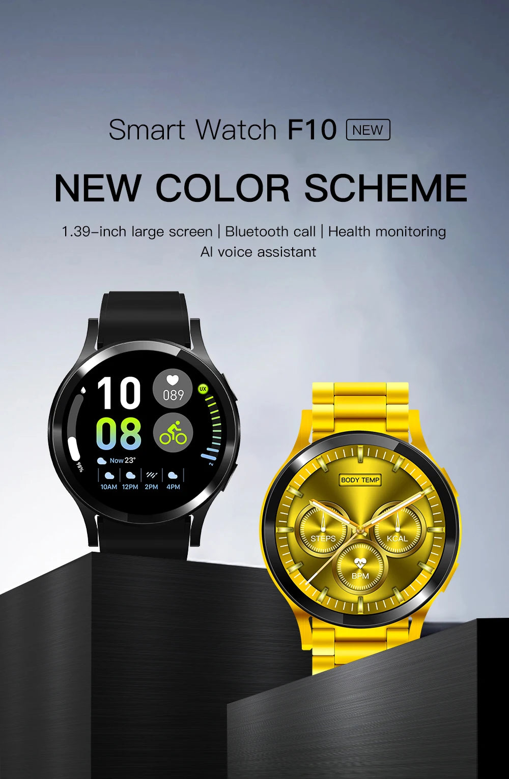 2024 New 1.39" Men Blue Tooth Call Smart Watch Heart Rate Sport Fitness Watches Wireless Charge Voice Assistant Women Smartwatch