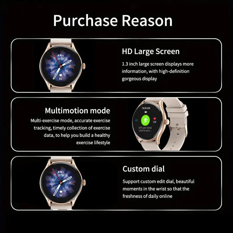 Smartwatch Watch for Women Elegant 2024 Korean Support Smart Watches Waterproof Aiweile AW19  for Huawei Xiaomi Fitness Bracele