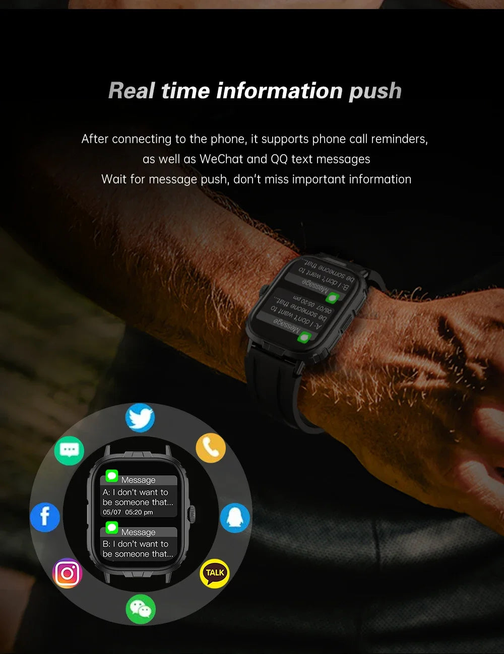 New M106 smart watch for Android men women sport watch pedometer fitness bracelet watches Reloj inteligente Mujer 2024