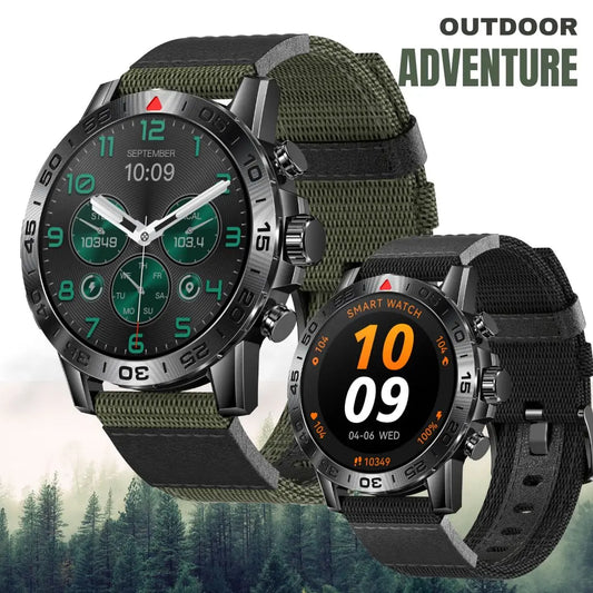 2024 Outdoor Smartwatch Men Sports High-End Blood Pressure Multi-Sport Mode Big Rugged Smart Watch For Huawei Phone