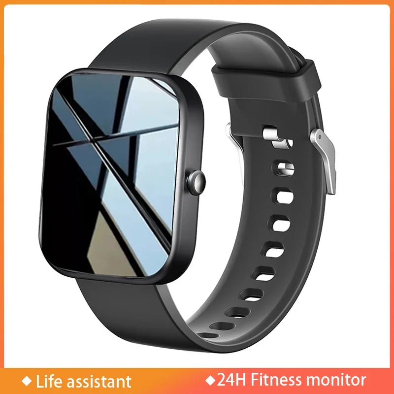 2024 New Xiaomi Smart Watch Men Women Heart Rate Blood Pressure Oxygen Full Touch Fitness Tracker Waterproof Sports Smartwatch