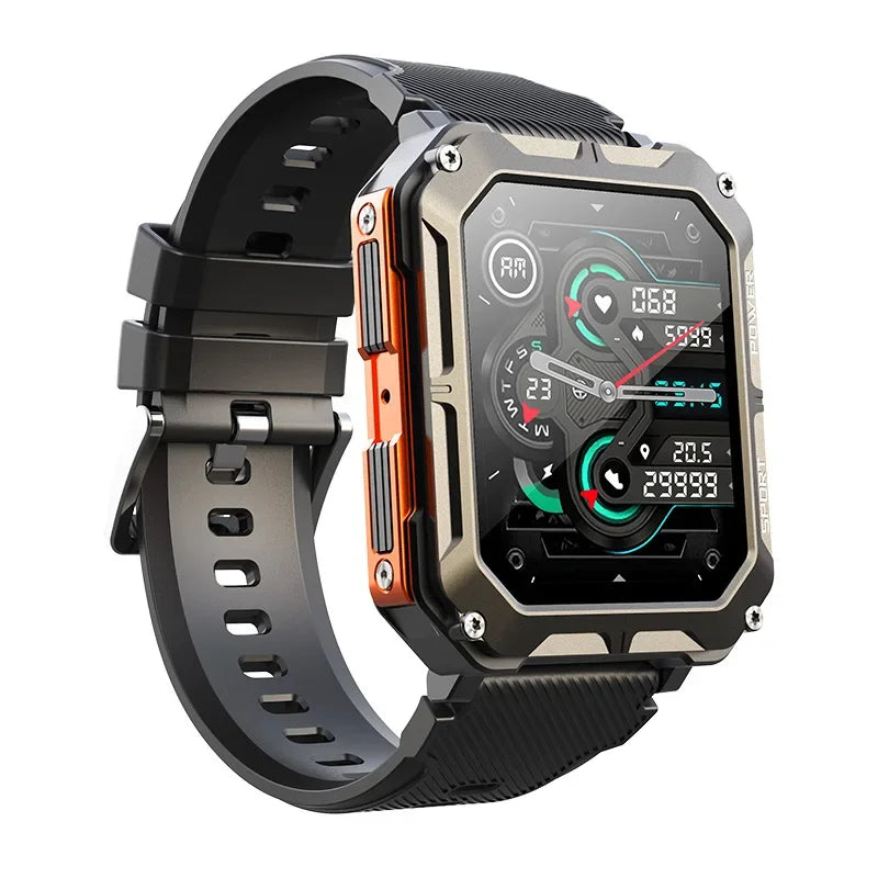 2024 Smart Watch C20 PRO 1.83 Inch Men Music BT Call Outdoor Sports Fitness Tracker Heart Rate Blood Pressure Smartwatch