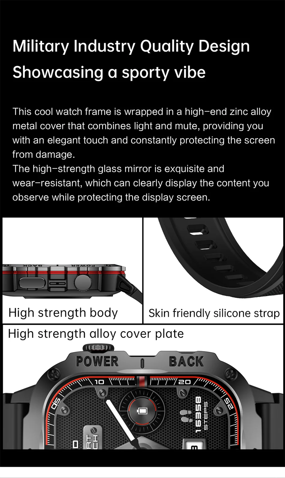 2024 New Rugged Military GPS Smart Watch Men AMOLED HD Screen Heart Rate Bluetooth Call Waterproof Outdoor SmartWatch For Xiaomi