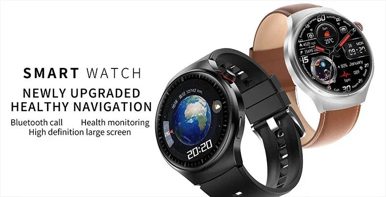 2024 New Original WATCH 4 smartwatch Men Heart Rate 1.46 Inch 360*360 AMOLED HD Screen Always Display Bluetooth Call Smartwartch