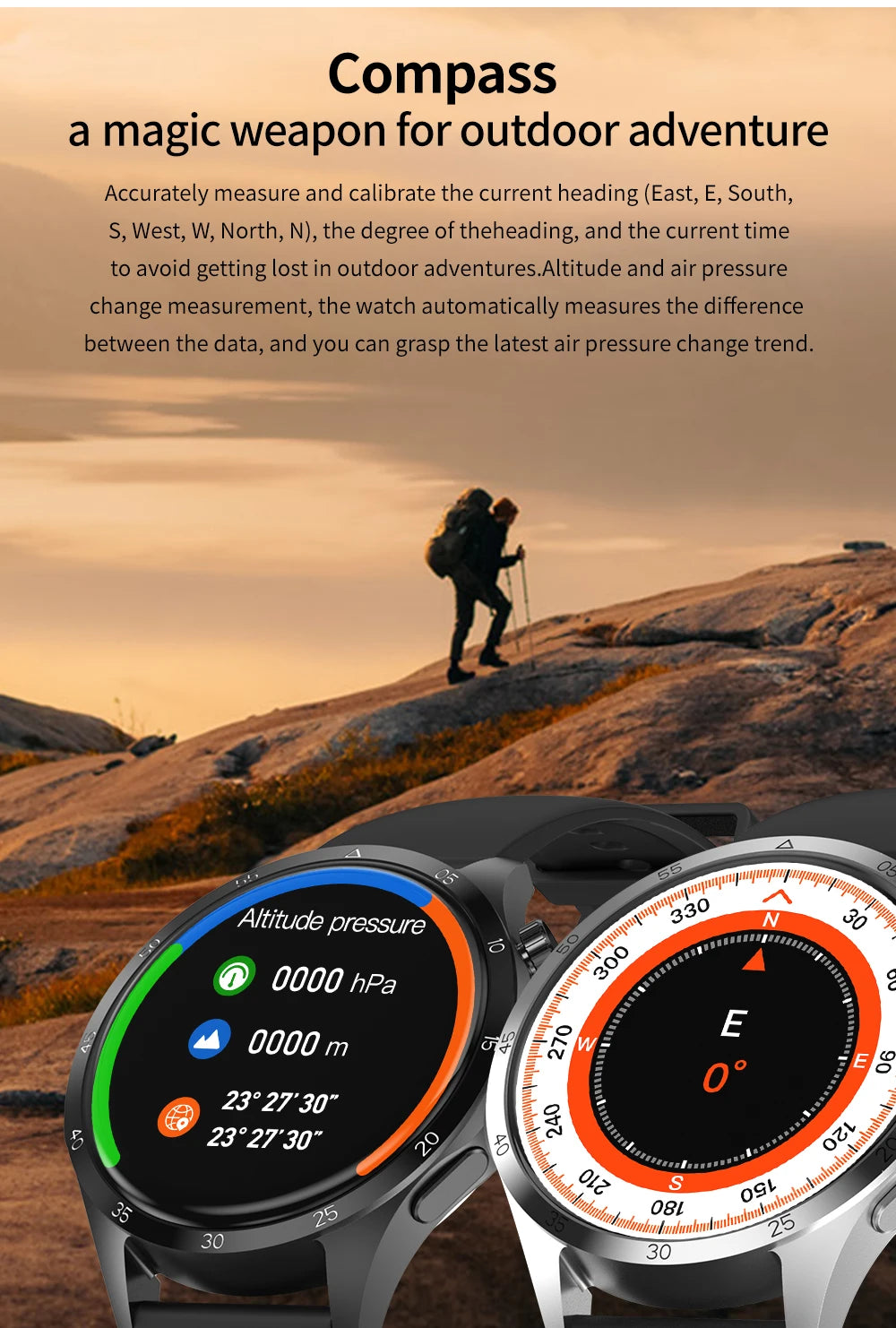 LIGE Smartwatch 2024 Mans NFC GPS Tracker Bluetooth Call Wireless Charging Compass Heart Rate Monitor 360*360 HD Smart Watch Men