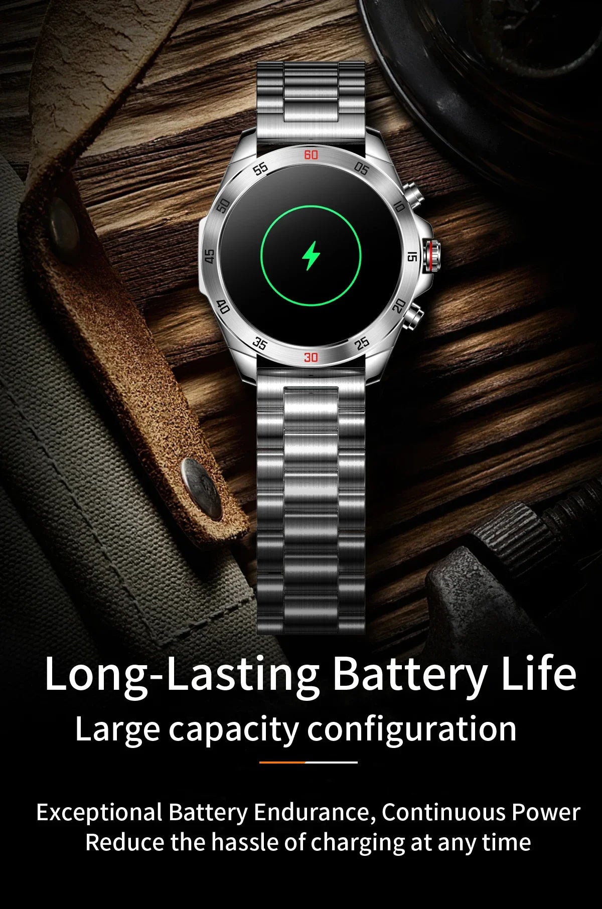 2024 New for Huawei Smart Watch Men AMOLED Screen Heart Rate Bluetooth Call Waterproof Outdoor GPS Smartwatchs for Huawei Xiaomi