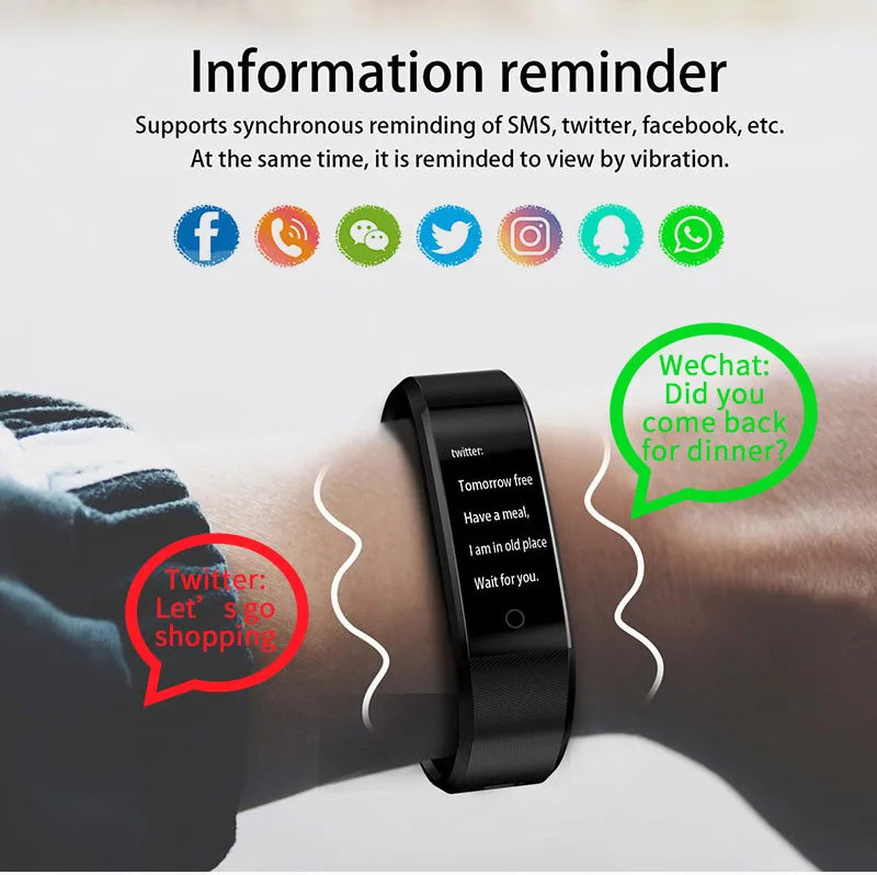 Waterproof Smartwatch Kids Smart Watch Children Fitness Tracker For Girls Boys Smart Clock Heart Rate Monitor Children Smartband