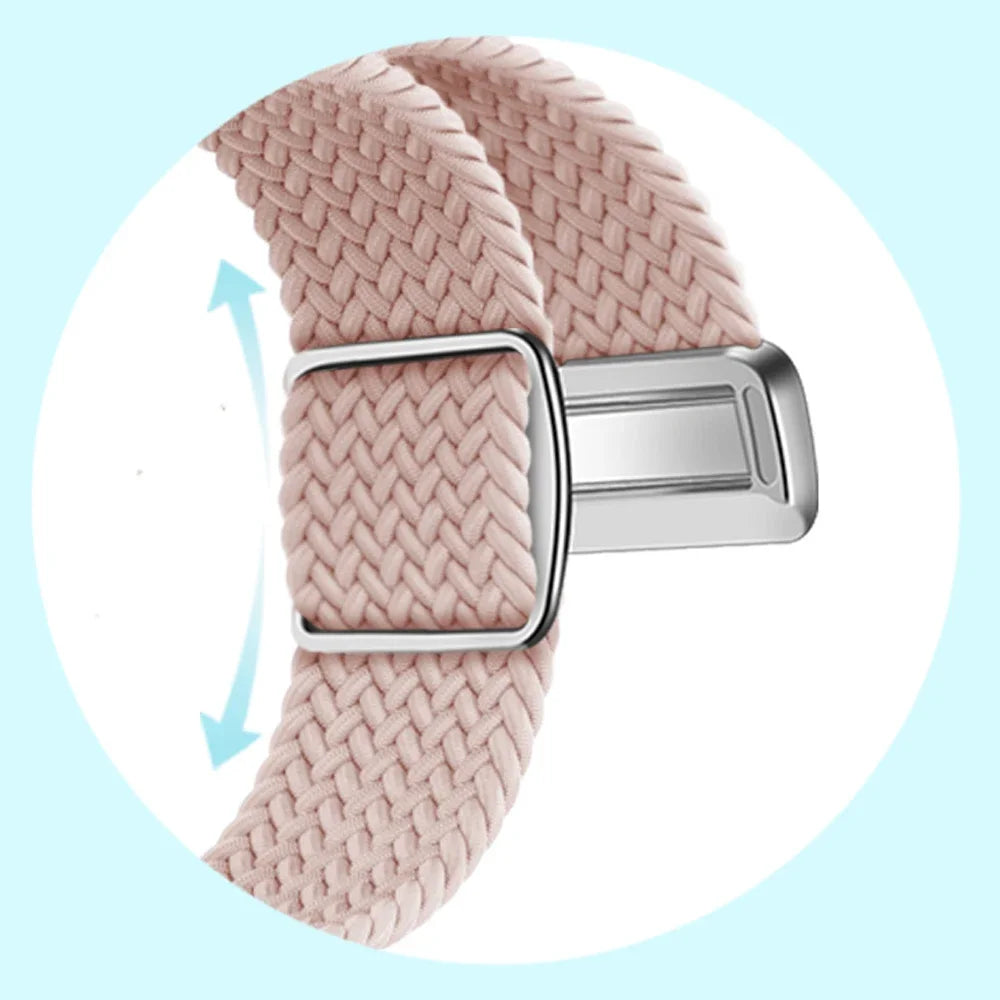 Nylon Braided Magnetic Strap for Google Pixel Watch 2 Band Replacement Belt Wristband Fabric Bracelet Pixel Watch 2 Accessories