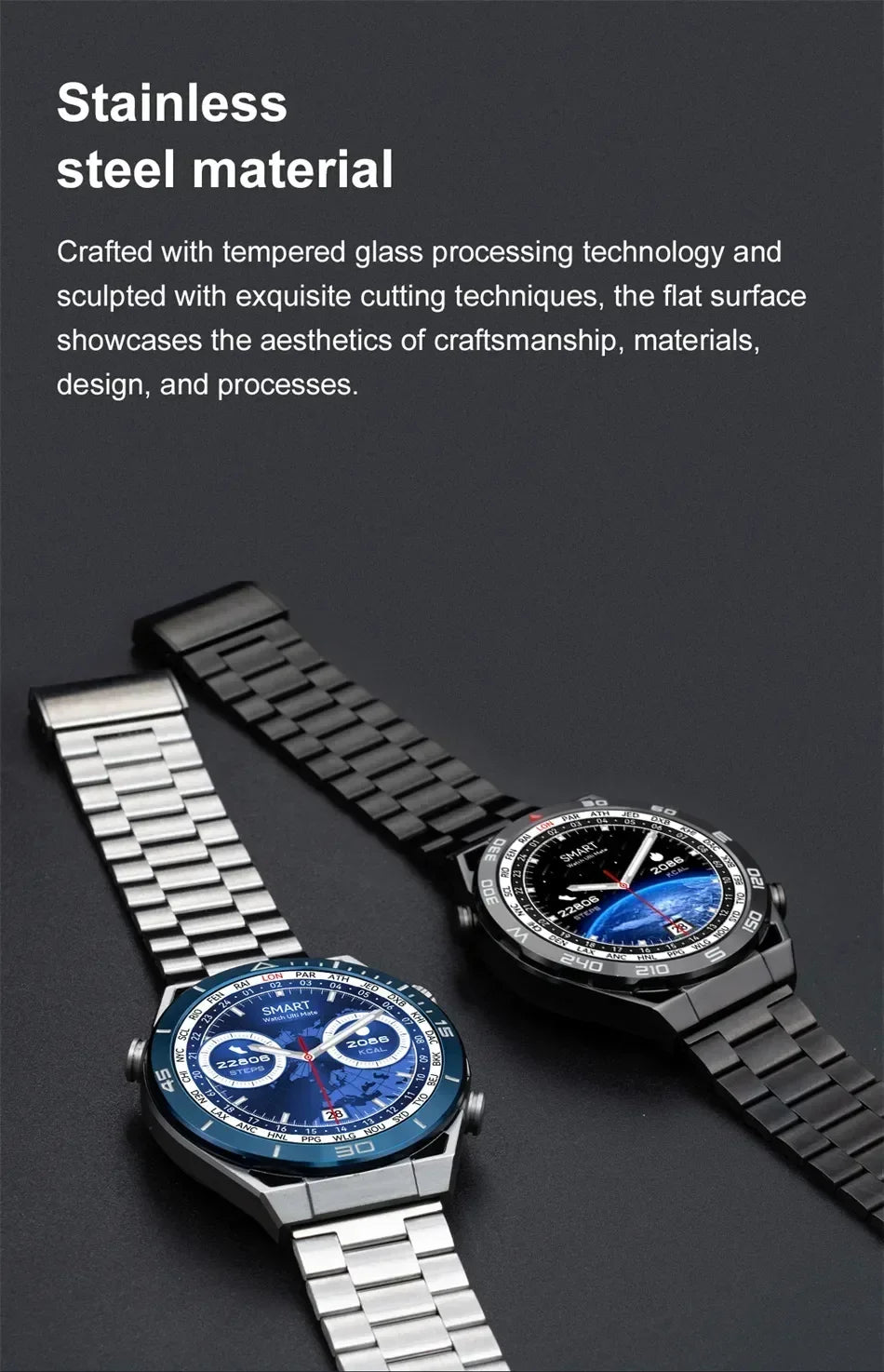 2024 GPS Smart Watch Men Smartwatches For Xiaomi Samsung Huawei Android IOS Phone Connect NFC Compass Bracelet Waterproof Clock