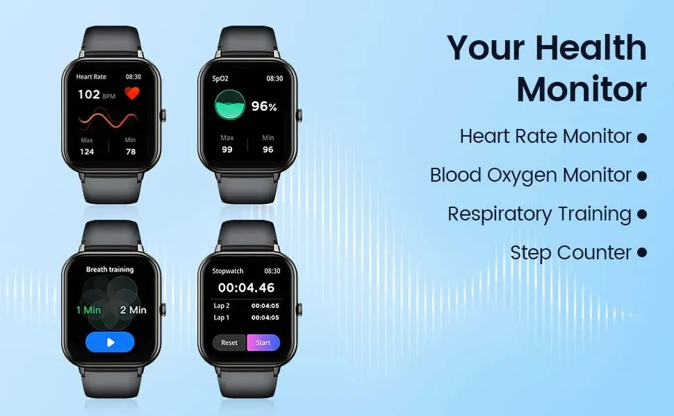 Smart Watch men full touch screen Wireless call Watches blood oxygen heart rate stopwatch sports fitness watch smartwatch women