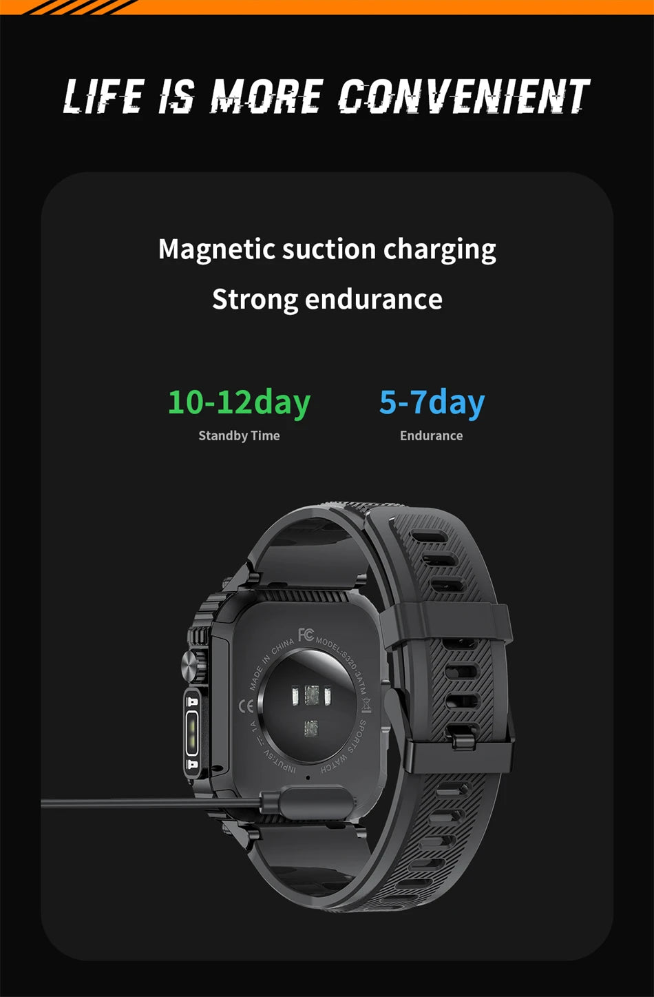 2024 For Xiaomi Military Smart Watch Men Bluetooth call Waterproof Outdoor Sports Fitness Watches Health Monitoring Smartwatch