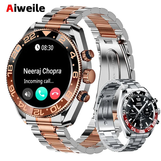 Aiweile AW35 Smart Watch for Men 2024 Watch Korean Support Military Waterproof Bluetooth Call Digital Sport Business