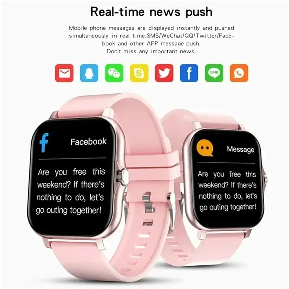 Smart Watch 2024 For Men Women For Xiaomi Full Touch Screen Sport Fitness Watches Bluetooth Call Digital Smartwatch Wristwatch