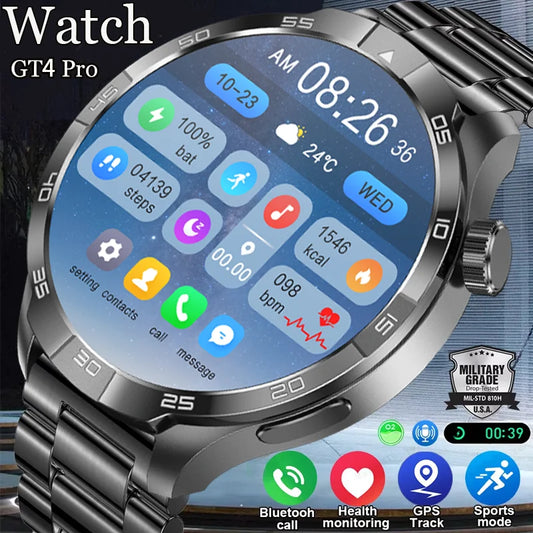 For Watch GT Series Smartwatch Men and Women HD Bluetooth Talk GPS Tracker Heart Rate Waterproof smartwatch 2024 New bracelet