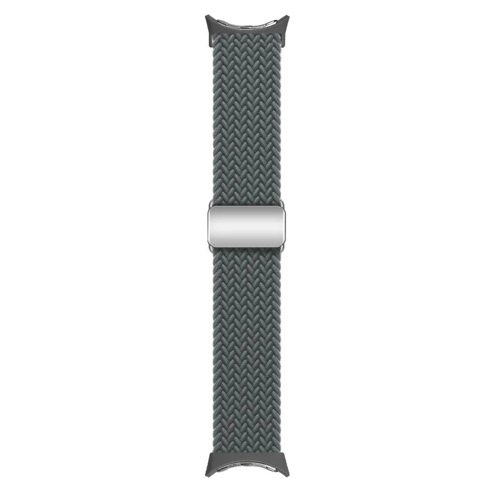 Nylon Braided Magnetic Strap for Google Pixel Watch 2 Band Replacement Belt Wristband Fabric Bracelet Pixel Watch 2 Accessories