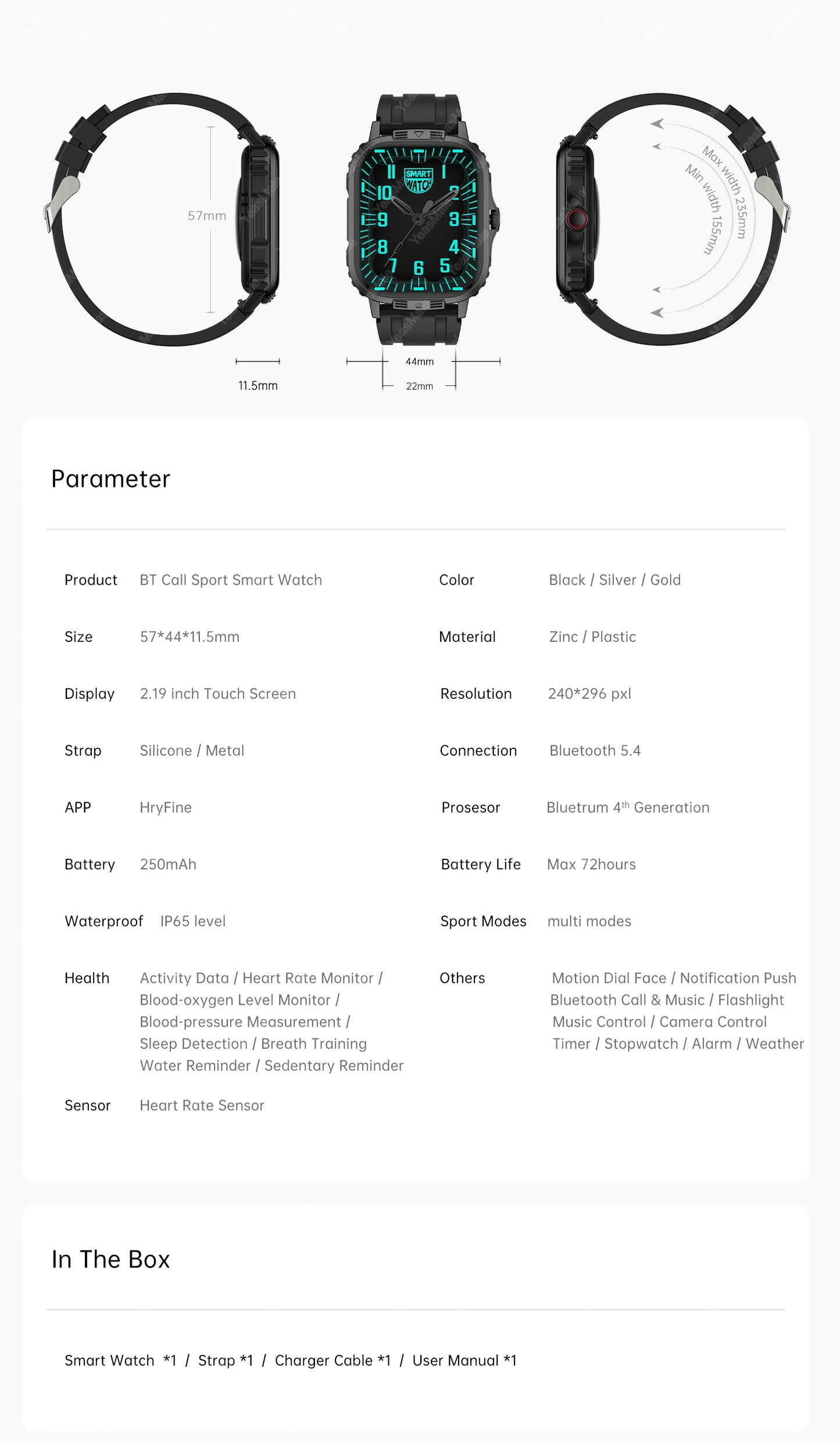 2024 New Smart Watch Bluetooth Call Heart Rate Calculator Smart Island Sport Blood Pressure Monitoring Smartwatchs For Men Women