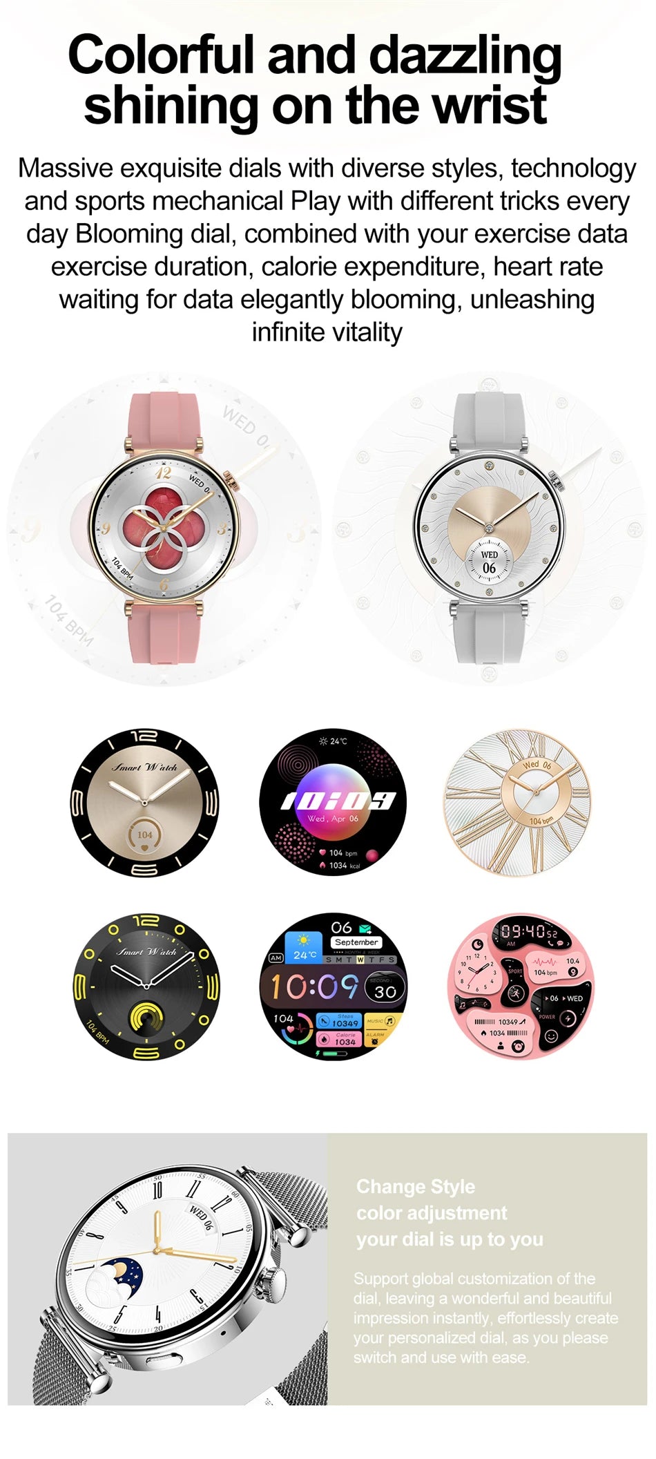 2024 New For Huawei Xiaomi GT4Mini Smart Watch Women NFC GPS Tracker AMOLED 466*466 HD Screen Heart Rate BT Call SmartWatch Men